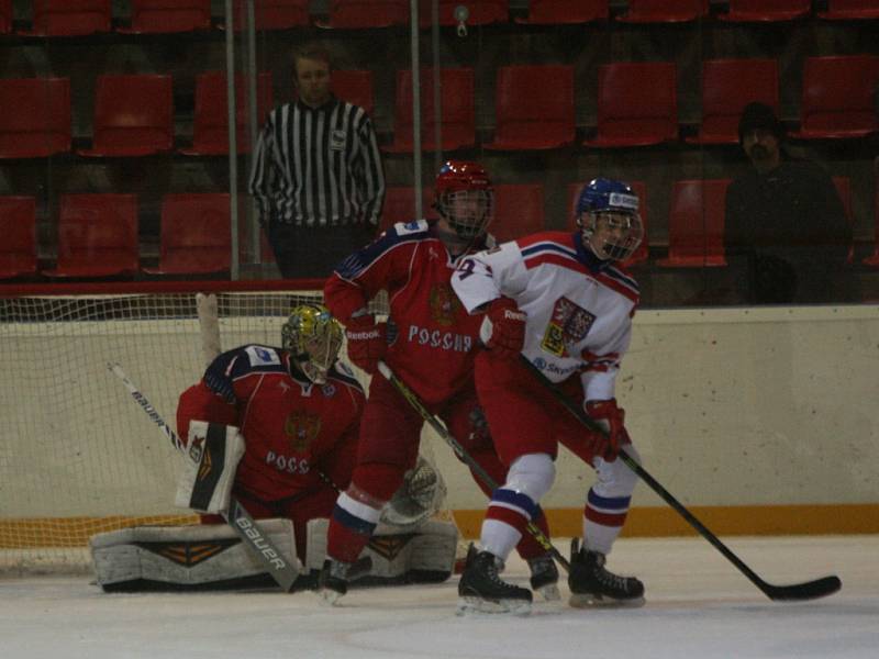 Mezistátní zápas U18 v Příbrami: ČR - Rusko.