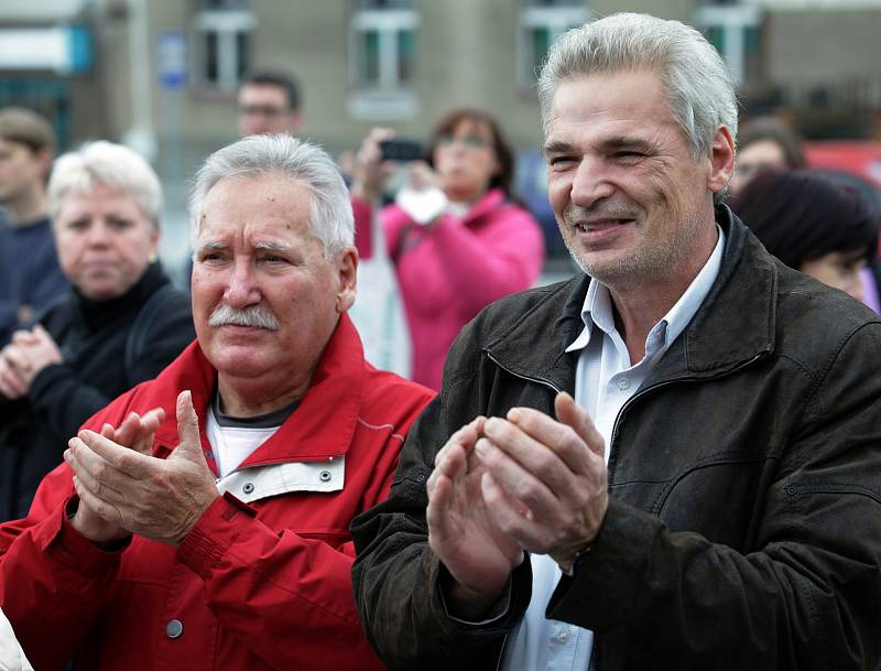 Prezident Miloš Zeman navštívil Středočeský kraj, město Příbram.