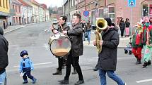 Sobotní masopustní průvod zahájil v Březnici čtyřicetidenní půst.