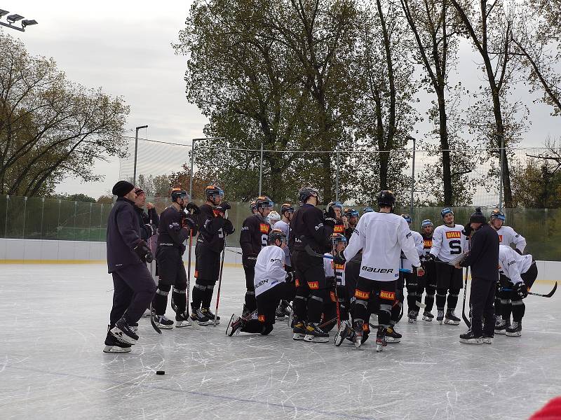 Trénink HC Sparta Praha v Dobříši.