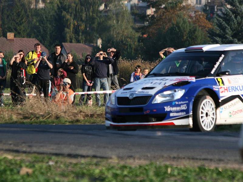 32. ročník Herkul Rally Příbram 2010. RZ 2 Bohutín - Sádek.