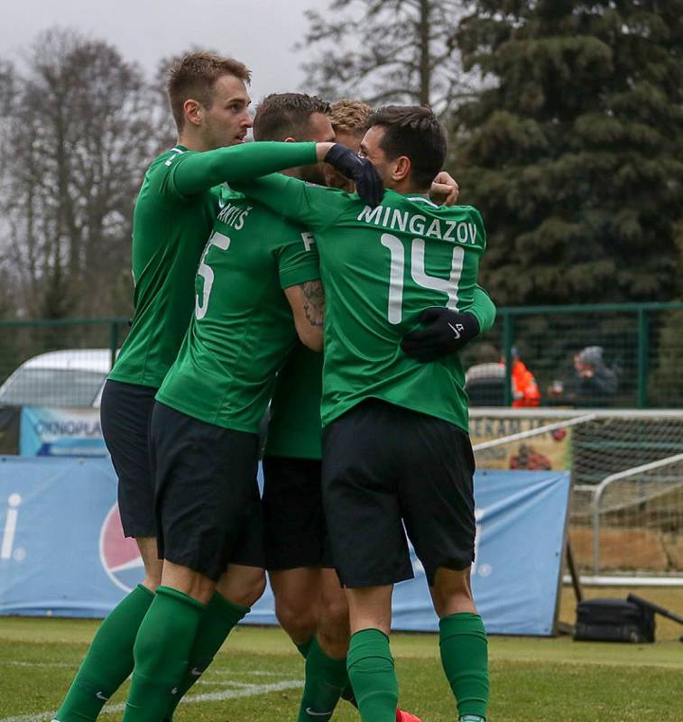 Zápas 23. kola FORTUNA:LIGY 1. FK Příbram - MFK Karviná 2:1 (1:0).