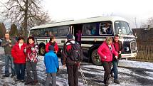 Historický autobus Technických služeb města Příbrami.