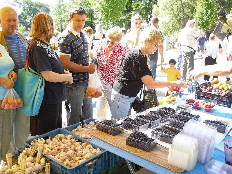 Červencové farmářské trhy v Příbrami.