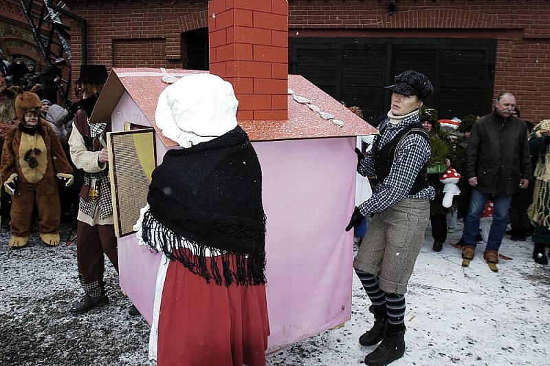 Masopust v Hornickém muzeu Příbram.