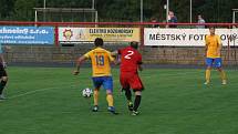 Z přípravného zápasu MFK Dobříš - SK Benešov 1:2.