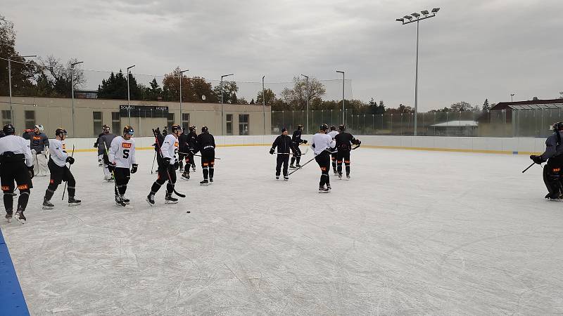 Trénink HC Sparta Praha v Dobříši.