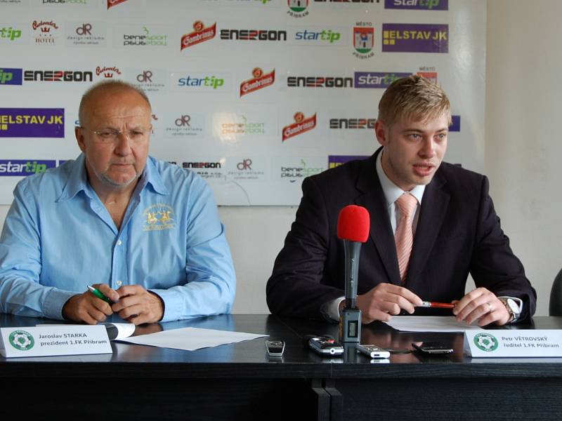 Petr Větrovský se stal generálním ředitelem 1.FK Příbram. Svým podpisem to potvrdil prezident klubu Jaroslav Starka.