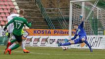 Zápas 23. kola FORTUNA:LIGY 1. FK Příbram - MFK Karviná 2:1 (1:0).