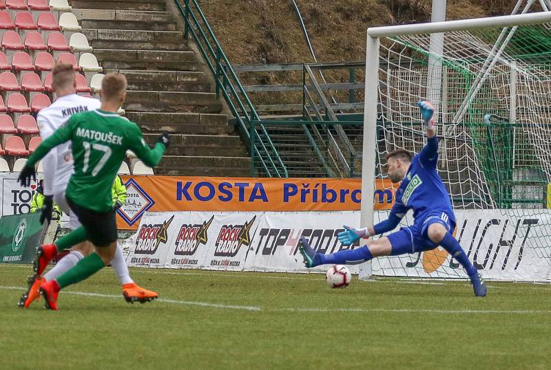 Zápas 23. kola FORTUNA:LIGY 1. FK Příbram - MFK Karviná 2:1 (1:0).