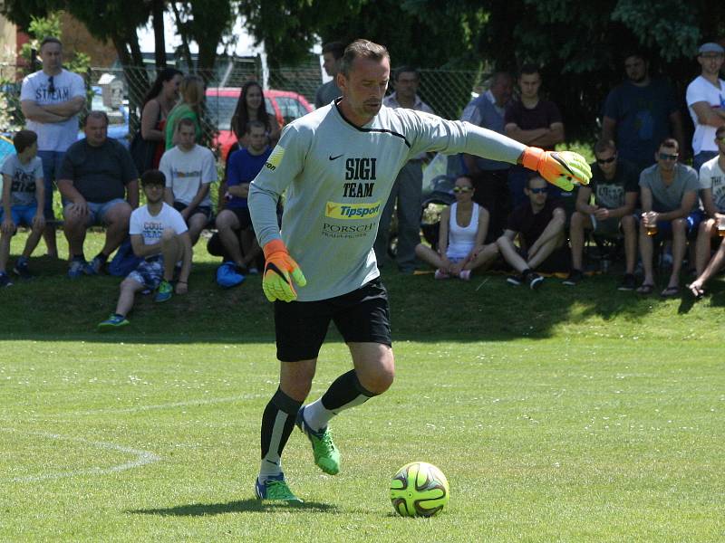 Z exhibičního utkání SG Dublovice - Sigi team.