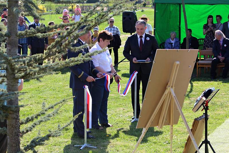 V Kosově Hoře nese park jméno velitele čs. bombardovací peruti