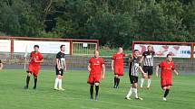 Ze zápasu divize B MFK Dobříš - Brandýs nad Labem 4:2.