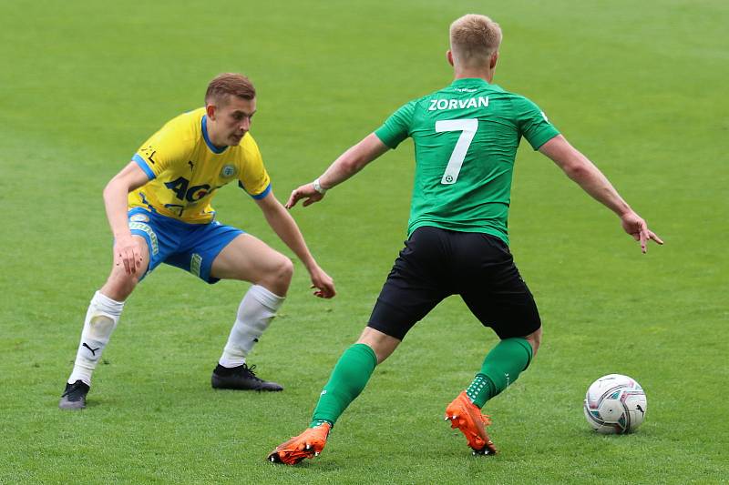 Ze zápasu 34. kola FORTUNA:LIGY Teplice - Příbram.