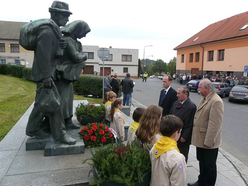 Vzpomínka na vystěhování Sedlčanska.