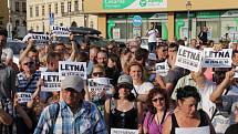 V Příbrami se už potřetí demonstrovalo proti výměně na pozici ministra spravedlnosti i proti premiérovi Andreji Babišovi. Tentokrát demonstranty podpořil i herec Pavel Nový.