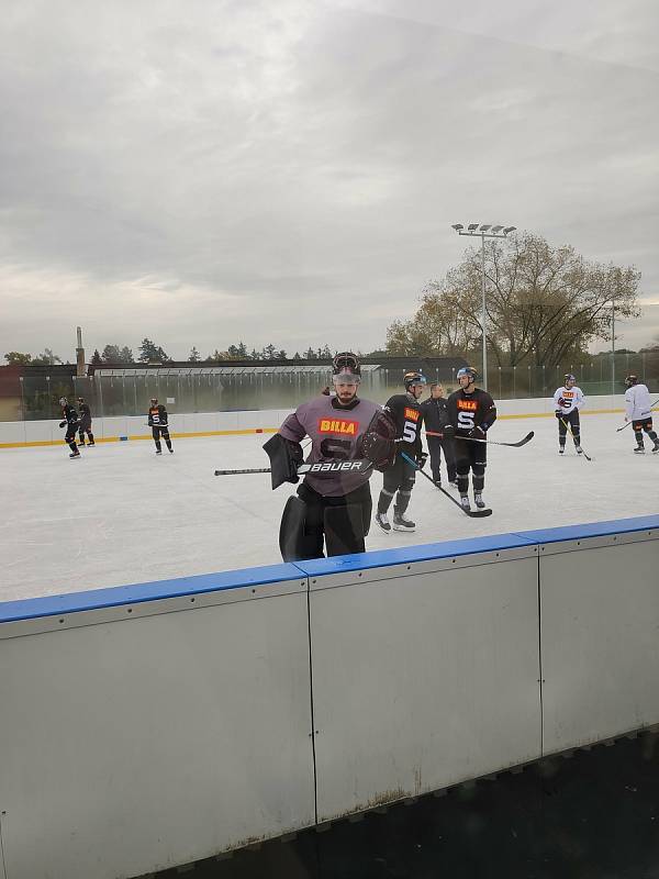 Trénink HC Sparta Praha v Dobříši.