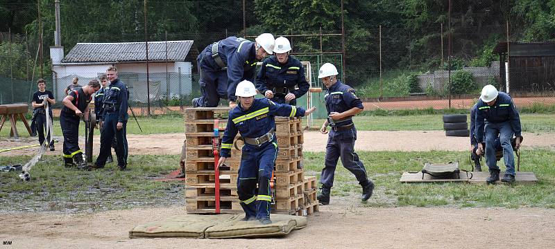 O tři putovní trofeje se zápolilo ve třech kategoriích: družstva dětí, žen a mužů. Kromě zástupců 7. okrsku z Jinec, Čenkova, Ohrazenice a Křešína přijeli i hosté z Kardavce, Hluboše, Hostomic, Jánské a Dobříše.