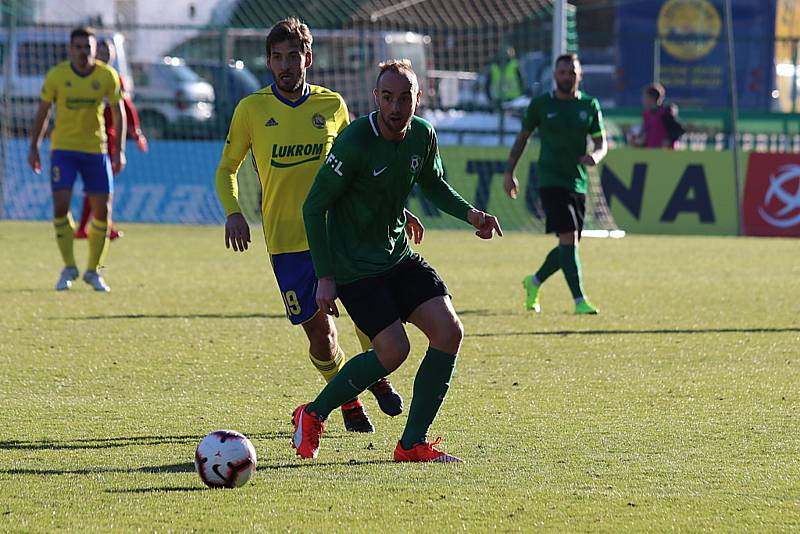 Utkání 21. kola FORTUNA:LIGY 1. FK Příbram - Fastav Zlín 3:2 (1:1).