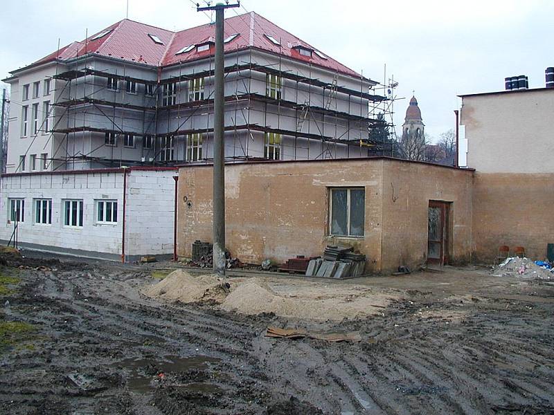 Povodně ve Štěchovicích na Příbramsku v roce 2002.