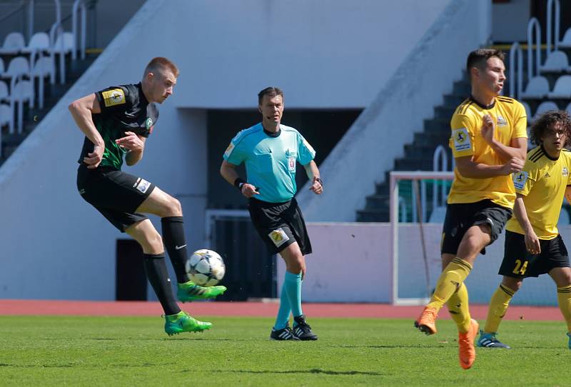 Utkání FNL Olympia Praha - 1. FK Příbram 2:2.