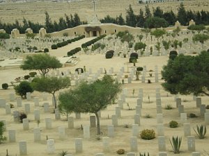 Spojenecký hřbitov El Alamein.