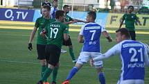 Utkání 10. kola FORTUNA:LIGY 1. FK Příbram - Mladá Boleslav 3:0 (1:0).