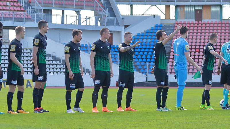 Utkání FNL Olympia Praha - 1. FK Příbram 2:2.