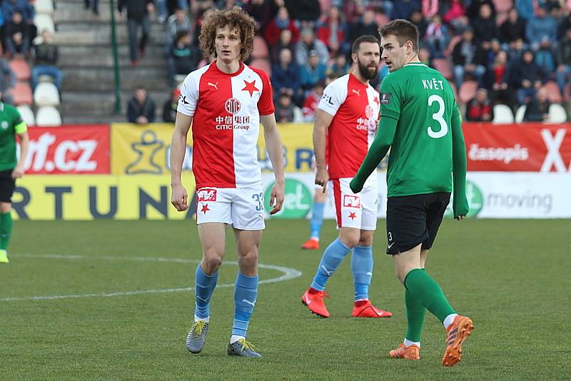 Zápas 25. kola FORTUNA:LIGY 1. FK Příbram - Slavia Praha 0:2.