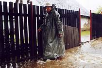 Povodně v roce 2002 v Bukové na Rožmitálsku.