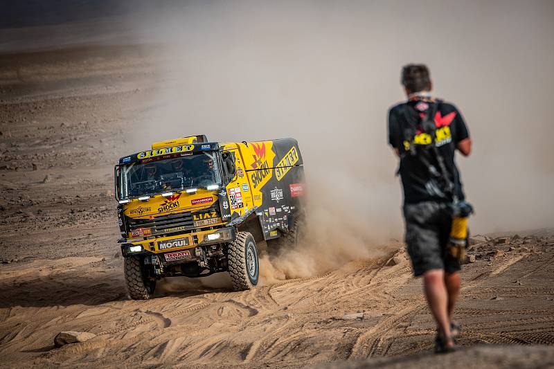 Martin Macík a Jan Brabec během 41. ročníku Rally Dakar 2019.