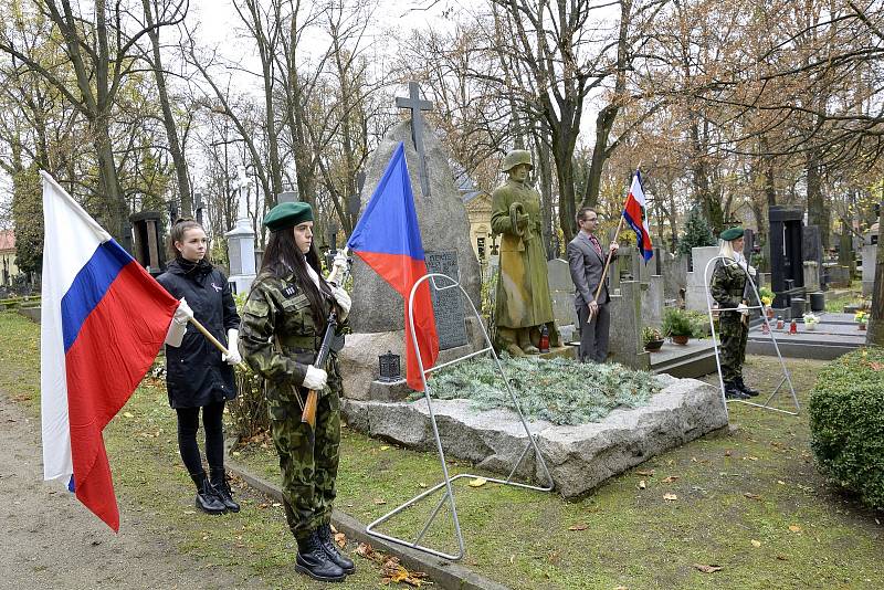 V Příbrami se uskutečnil pietní akt k 104. výročí od vzniku Československého státu