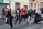 Sobotní masopustní průvod zahájil v Březnici čtyřicetidenní půst.