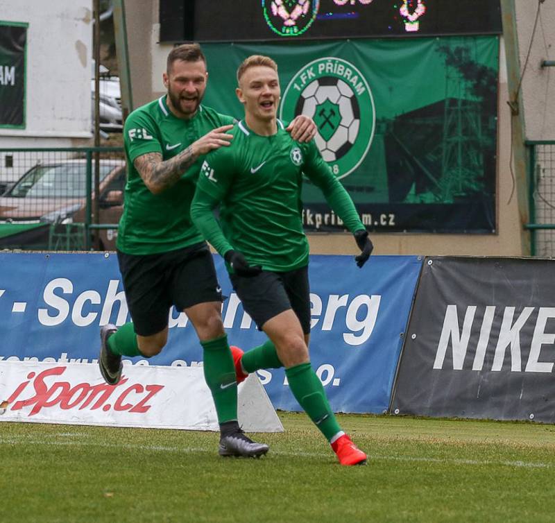 Zápas 23. kola FORTUNA:LIGY 1. FK Příbram - MFK Karviná 2:1 (1:0).