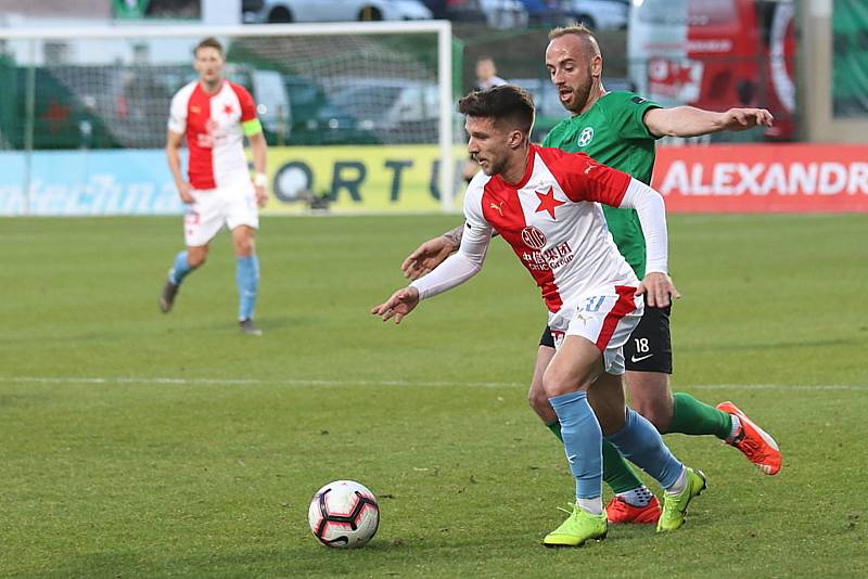 Zápas 25. kola FORTUNA:LIGY 1. FK Příbram - Slavia Praha 0:2.