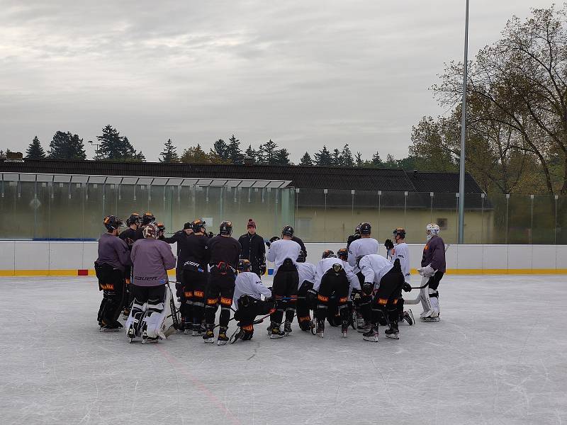 Trénink HC Sparta Praha v Dobříši.