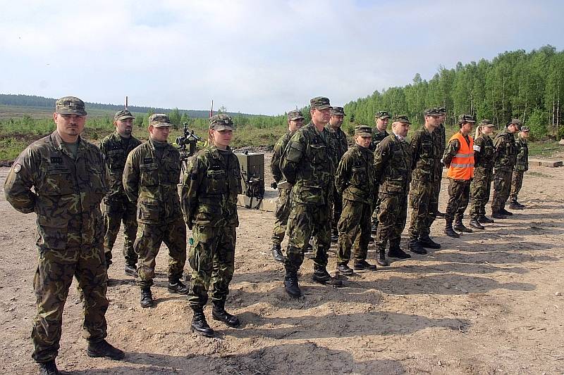 Simulace střelby z děl přístrojem CP-34.