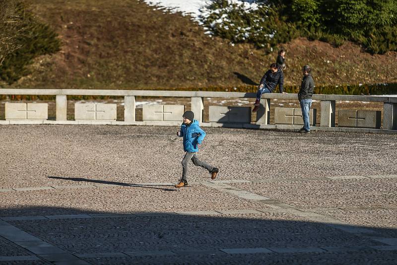 Barokní areál Svatá hora v Příbrami v sobotu 6. března 2021.