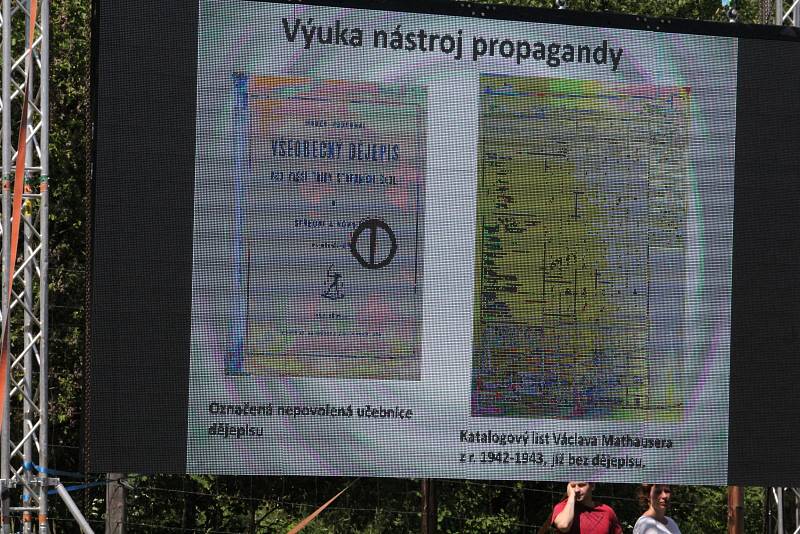 V bývalém lágru pro politické vězně žáci základních a středních škol z Příbramska představili své projekty na téma totality.