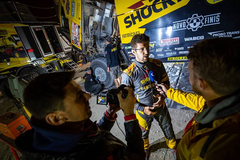 Martin Macík a Jan Brabec během 41. ročníku Rally Dakar 2019.