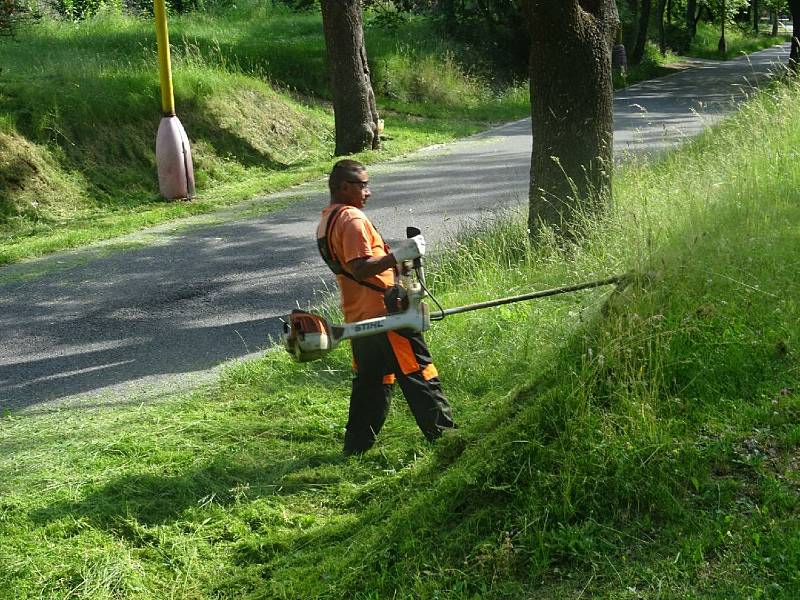 Z údržby veřejné zeleně v Příbrami.