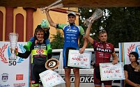 Příbramský cyklista Martin Boubal slaví vítězství na 50. ročníku závodu Tour de Bohemia.