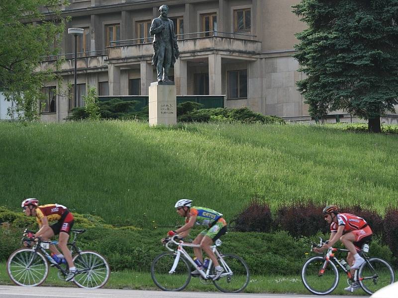 1. etapa závodu Lidice 2008 v ulicích Příbrami.