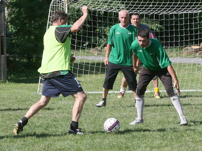 Ze 14. ročníku Memoriálu Petra Duška v malé kopané, který se konal 29. července 2017 v Hluboši.