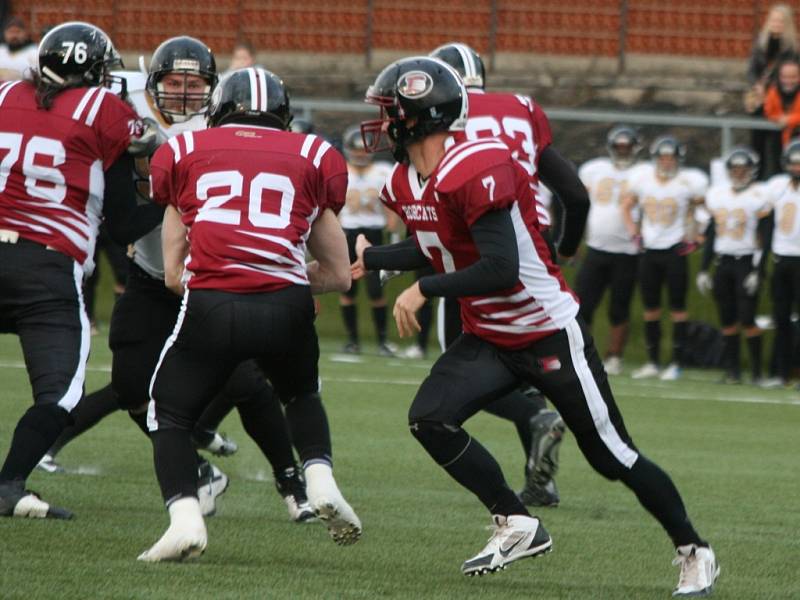 Česká liga amerického fotbalu: Bobcats - Stallions.