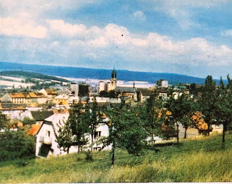 Další ze série snímků Příbrami pořízených v 70. a 80. letech minulého století. Foto: archiv Jiřího Řehounka