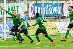 Ze zápasu úvodního kola nadstavby FORTUNA:LIGY 2019/2020 Příbram - Olomouc.Foto: 1. FK Příbram