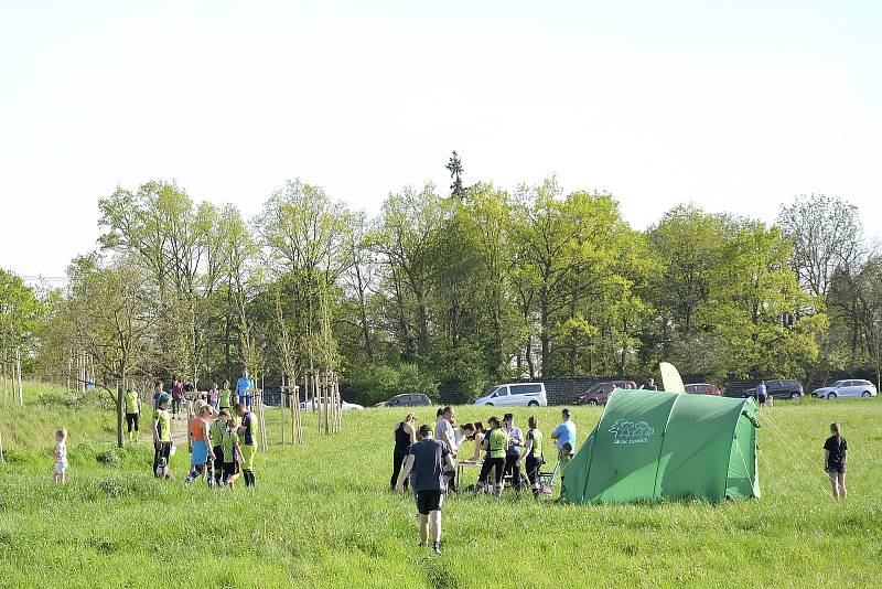 Ze závodu na Vlašce v Dobříši u příležitosti Světového dne orientačního běhu.