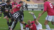 Gambrinus liga: Příbram - Č. Budějovice (2:0). Zalehnutá ruka v pokutovém území.