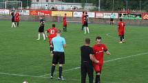 Ze zápasu divize B MFK Dobříš - Brandýs nad Labem 4:2.